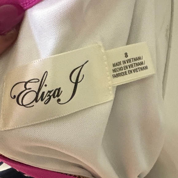 Eliza J Vibrant Floral Long Sleeve tunic Dress multicolour, size 8 - Picture 2 of 7